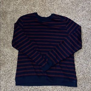 Men’s striped long sleeve shirt